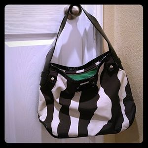 Kate Spade Nylon Zebra Shoulder Bag